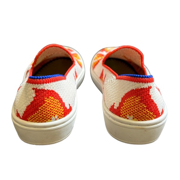 ROTHY's The Kids Sneaker Flames Slip on Flats Shoes Toddler Size 10 Unisex - Picture 5 of 6